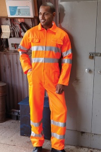 Coverall Yoko Hi-Vis Polycotton